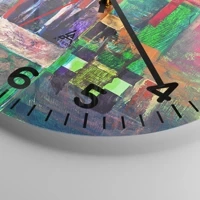 Clock face with numbers