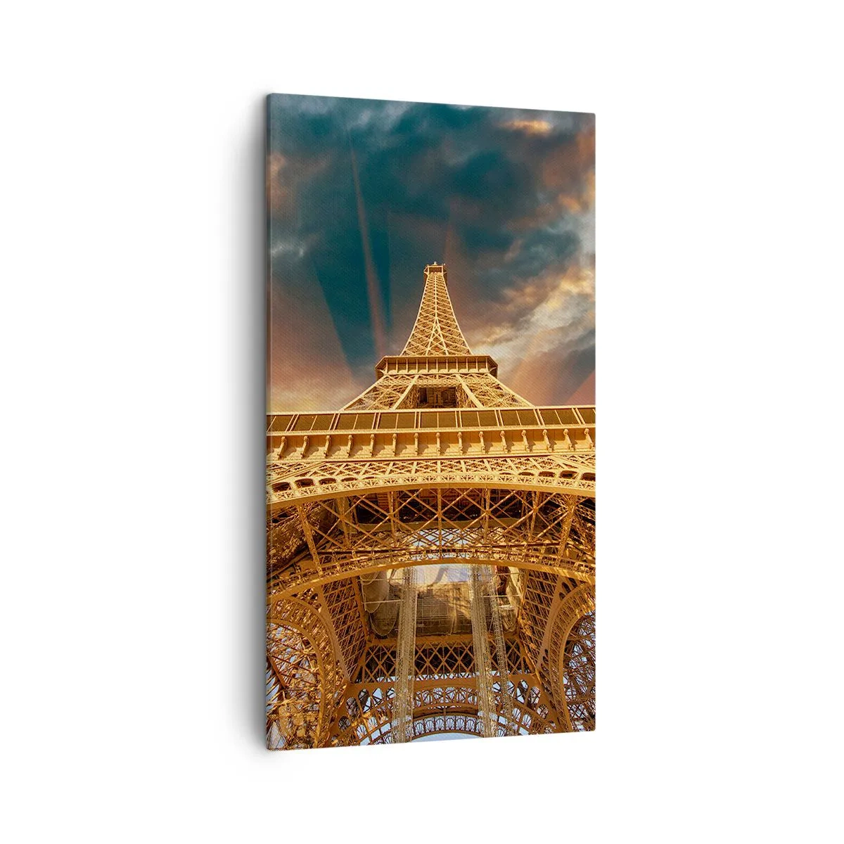 Canvas picture - Man Has Reached the Clouds - 45x80 cm