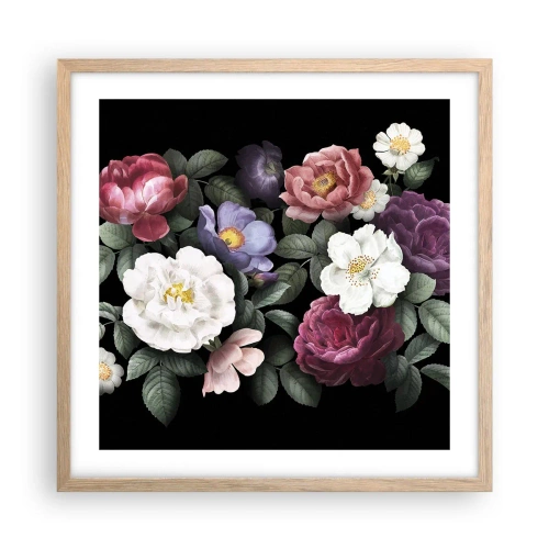 Poster in light oak frame - From an English Garden - 50x50 cm