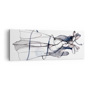 Canvas picture - Study of Touch - 140x50 cm