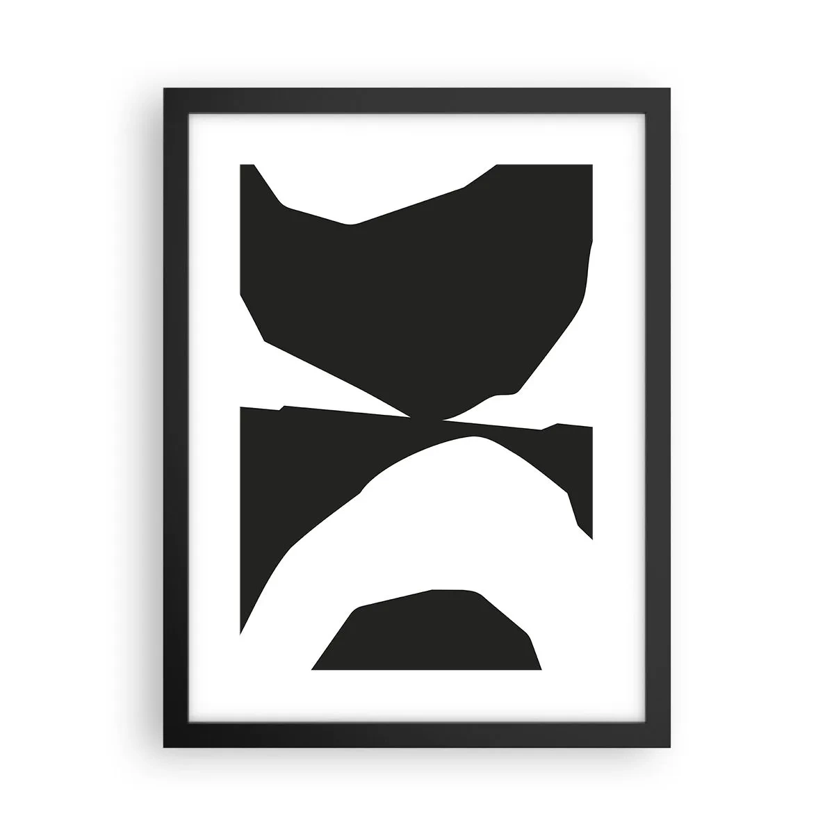 Poster in black frame - Positive - Negative - 30x40 cm