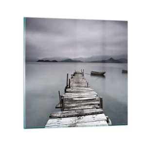 Glass picture - Tomorrow You Can Go - 50x50 cm