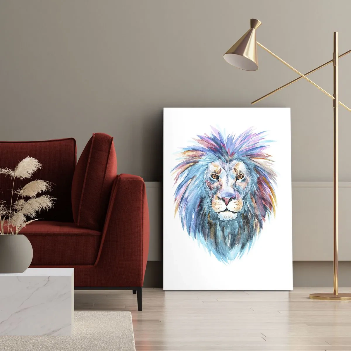 Canvas picture - Electrifying Aura - 70x100 cm
