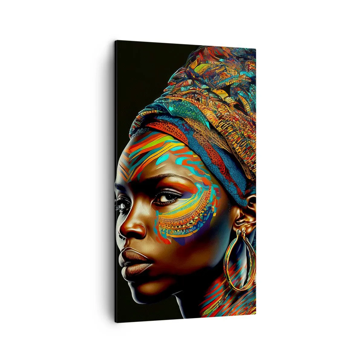 Canvas picture - African Queen - 45x80 cm