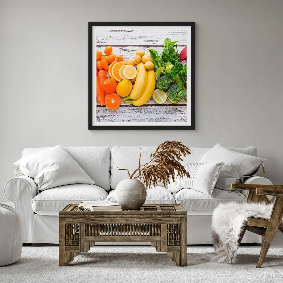 Poster in black frame - Is that Not Enough? - 50x50 cm