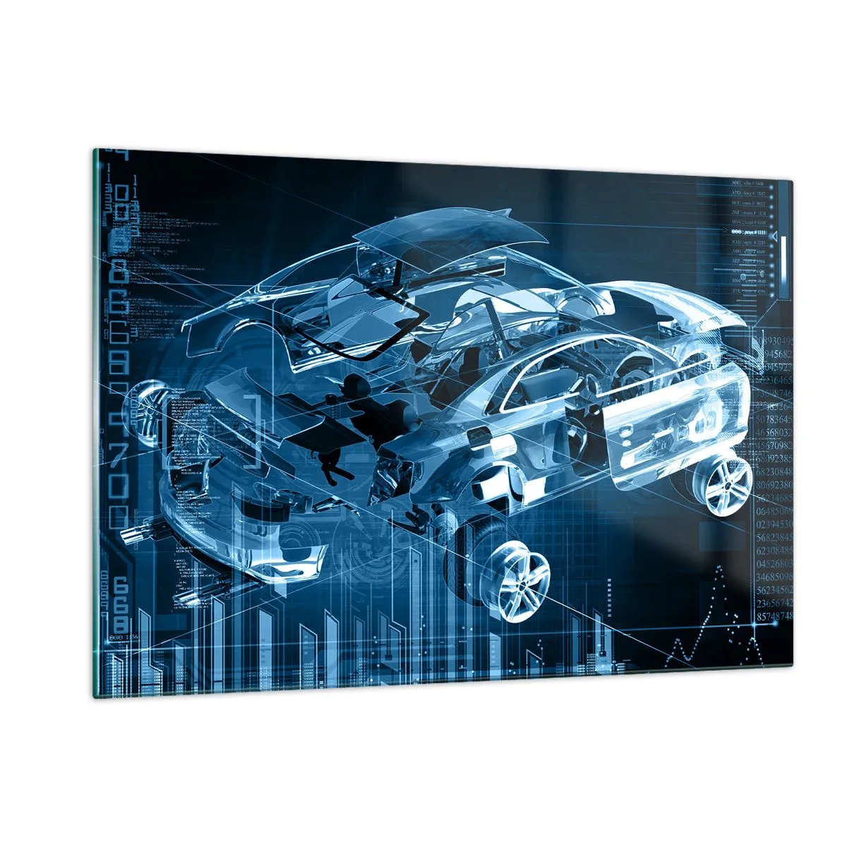 Glass picture - Engineering Anatomy - 120x80 cm