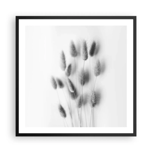 Poster in black frame - Her Softness Grass - 60x60 cm