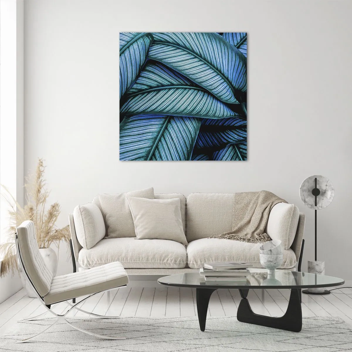 Glass picture - Lifelines - 70x70 cm