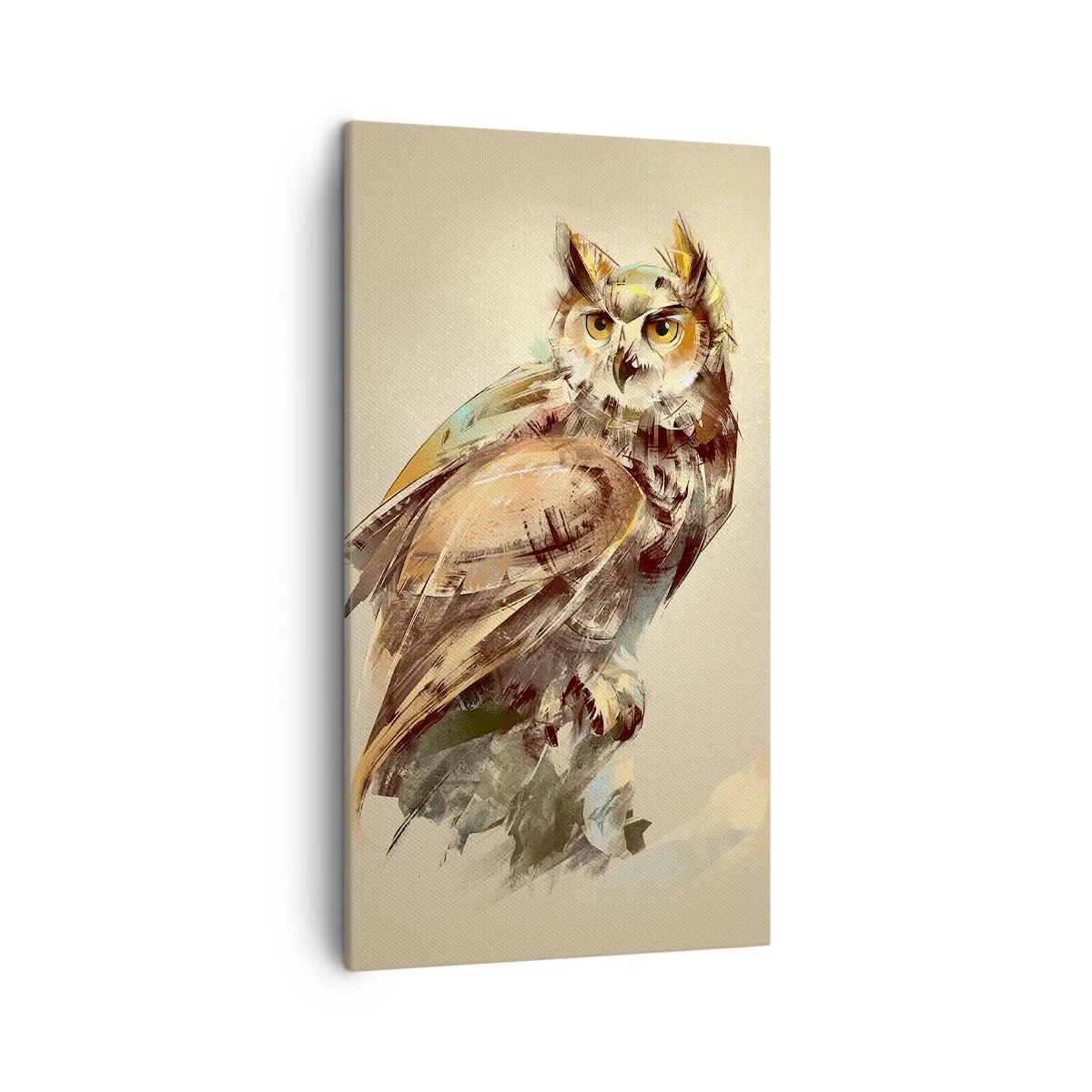 Canvas picture - The Wisest Owl - 45x80 cm