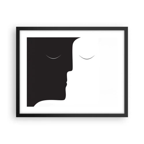 Poster in black frame - Unity of Opposites - 50x40 cm