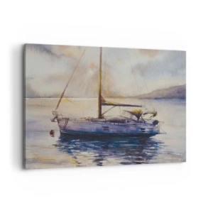 Canvas picture - Evening in Harbour - 120x80 cm