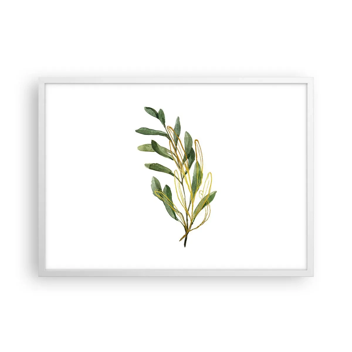 Poster in white frmae - All that Is Good - 70x50 cm