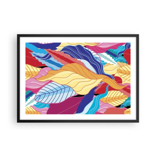 Poster in black frame - Queen of Mess - 70x50 cm
