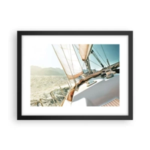 Poster in black frame - Full Sail - 40x30 cm