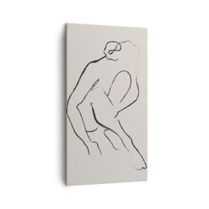 Canvas picture - Intimate Sketch - 45x80 cm