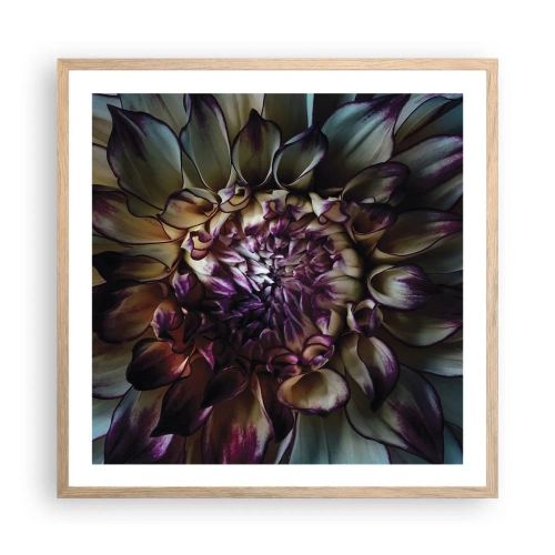 Poster in light oak frame - The Blossoming of Youth - 60x60 cm