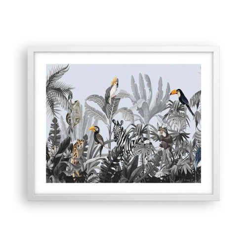 Poster in white frmae - African Fairy Tale - 50x40 cm