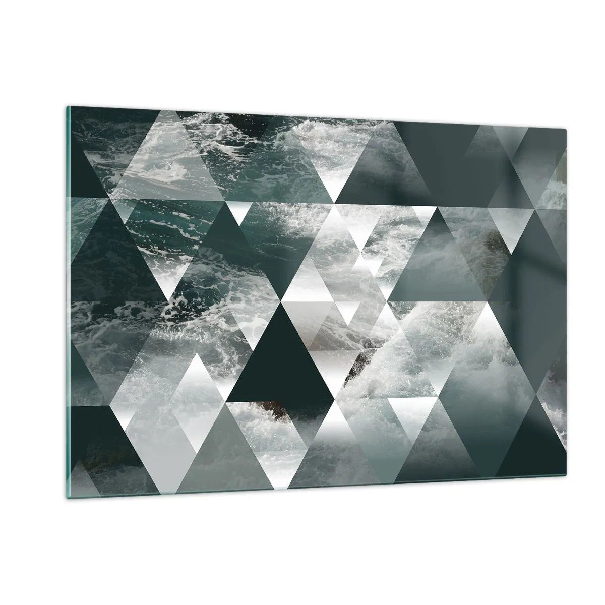 Glass picture - Crystal Perspective - 120x80 cm