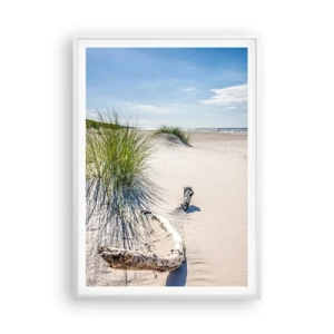 Poster in white frmae - The Most Beautiful? Baltic One - 70x100 cm