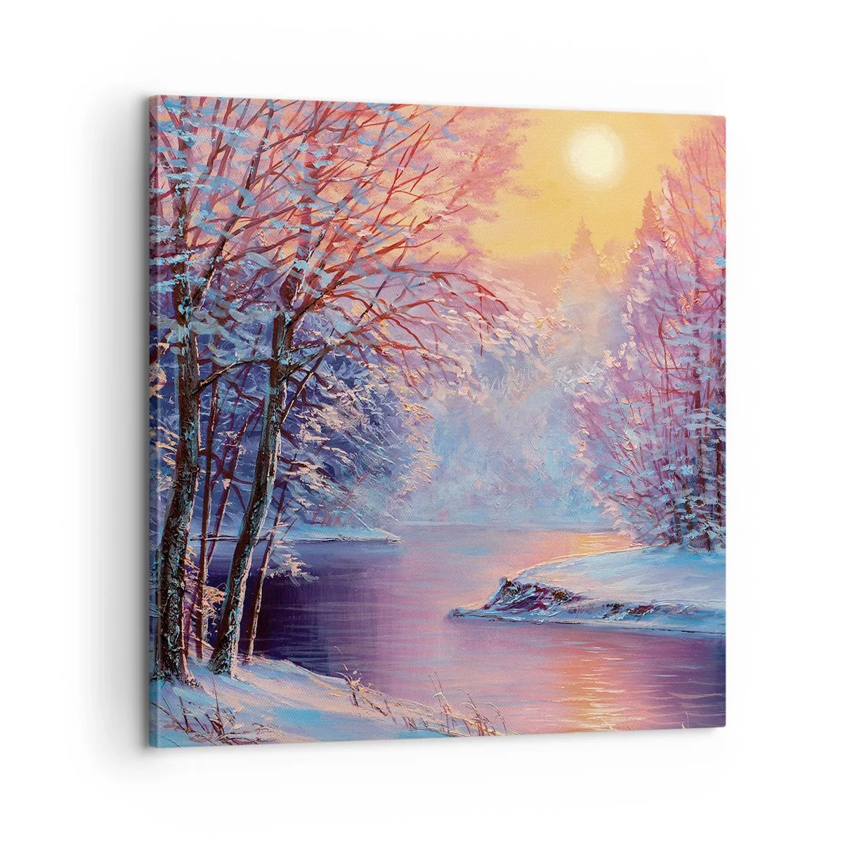 Canvas picture - Colours of Winter - 60x60 cm