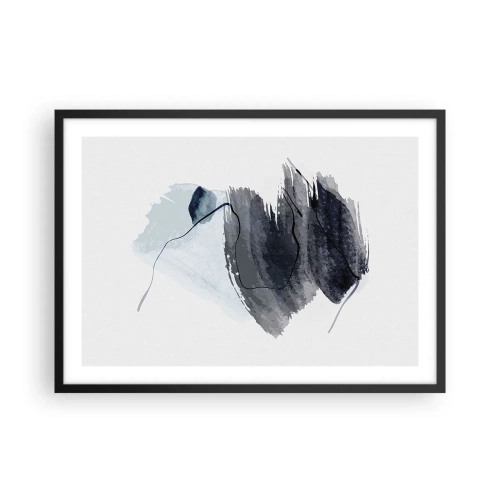 Poster in black frame - Intensity and Movement - 70x50 cm