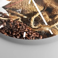 Clock face with lines