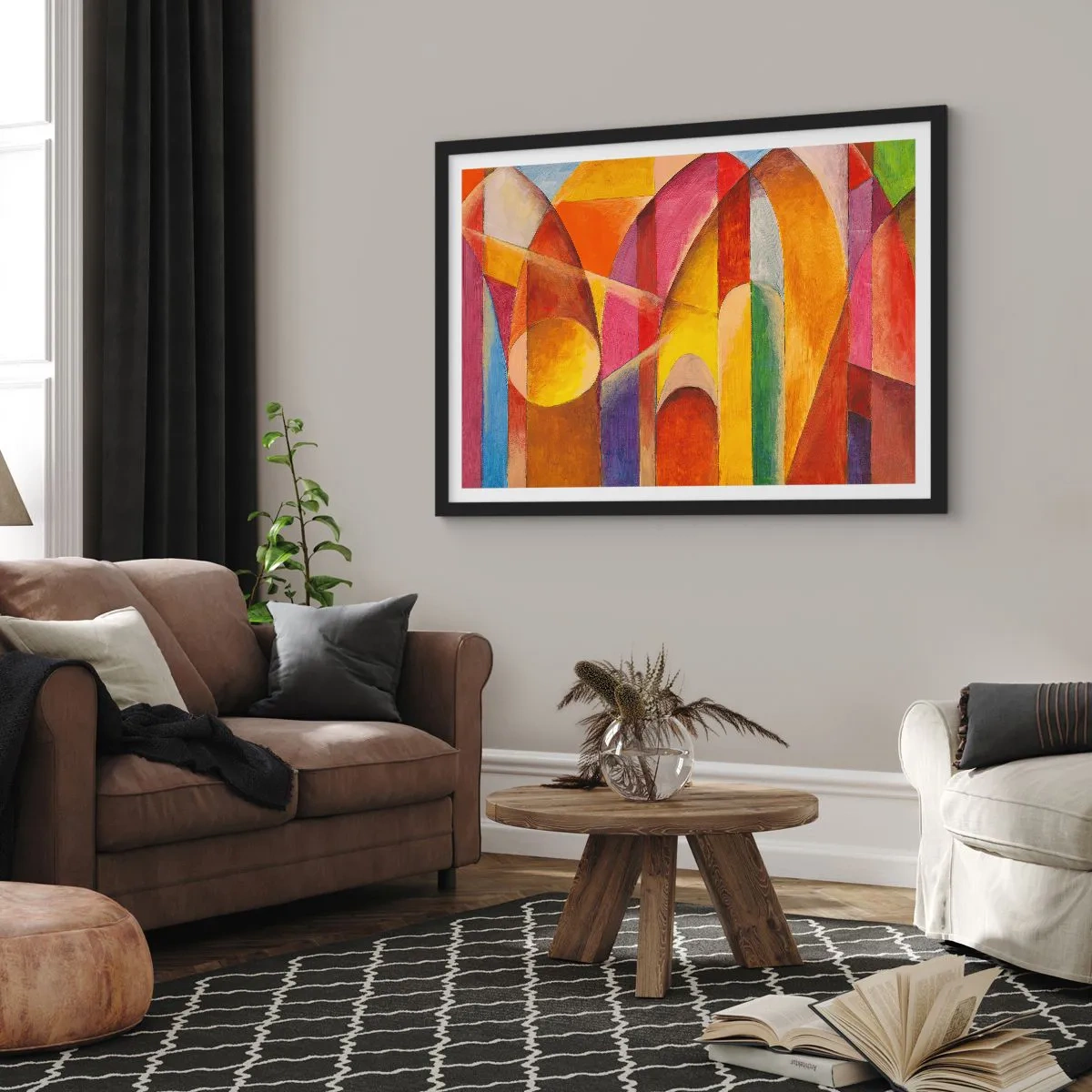 Poster in black frame - Cathedral of the Sun - 50x40 cm