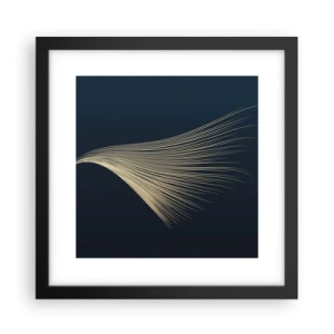 Poster in black frame - Like Angel's Hair - 30x30 cm