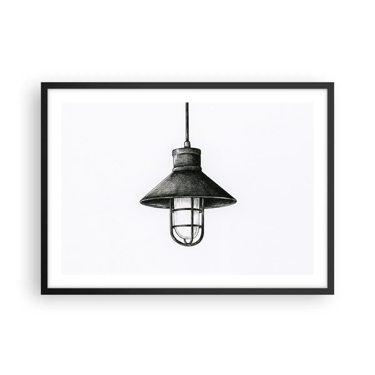 Poster in black frame - Like In the Old Days… - 70x50 cm