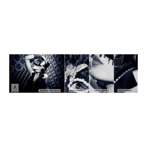 Photo Wallpaper Sample Premium Sand - Decorations, Ornaments, Patterns - Woman, Venetian mask, Model - 100x30 cm
