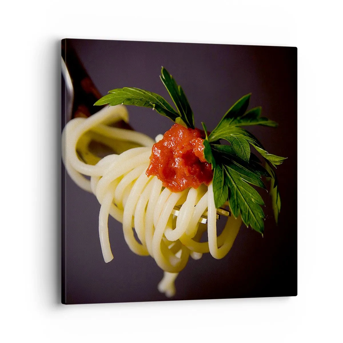 Canvas picture - Tasty Bite - 40x40 cm