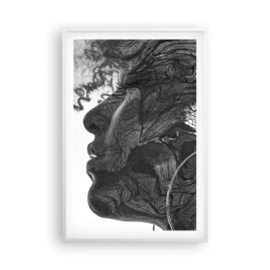 Poster in white frmae - Wrapped up in Dreams - 61x91 cm