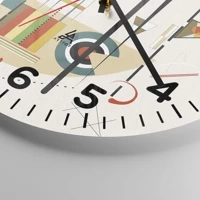 Clock face with numbers