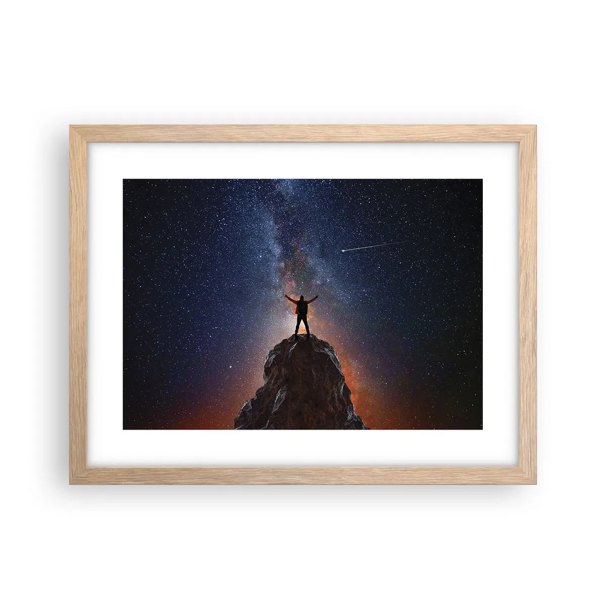 Poster in light oak frame - Power Is with Me! - 40x30 cm