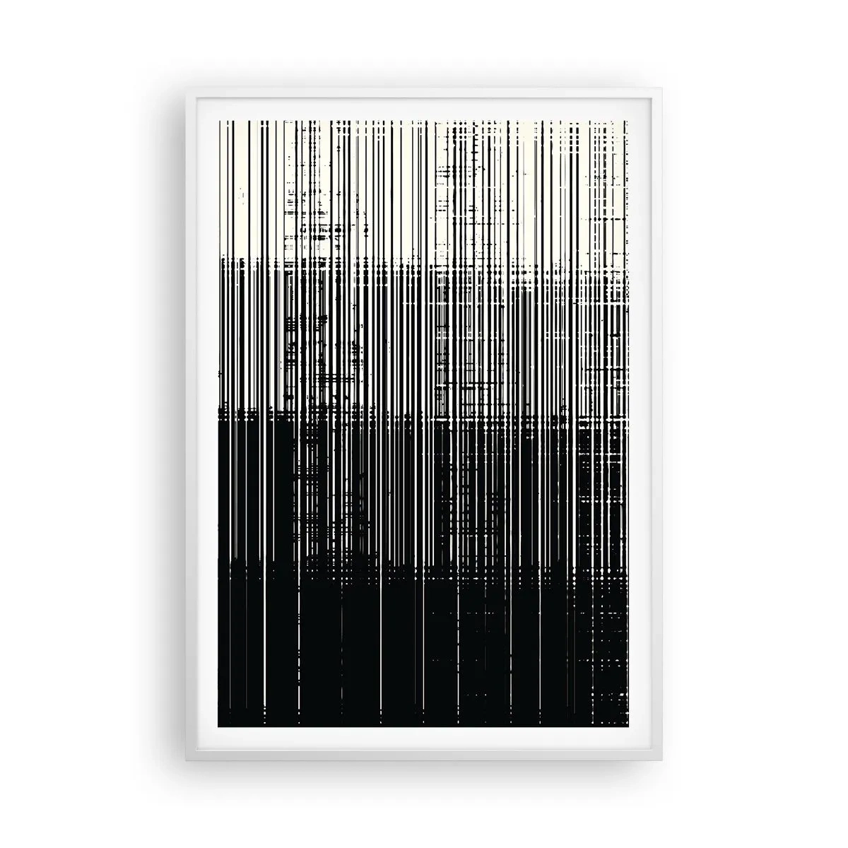 Poster in white frmae - Waves and Vibrations - 70x100 cm