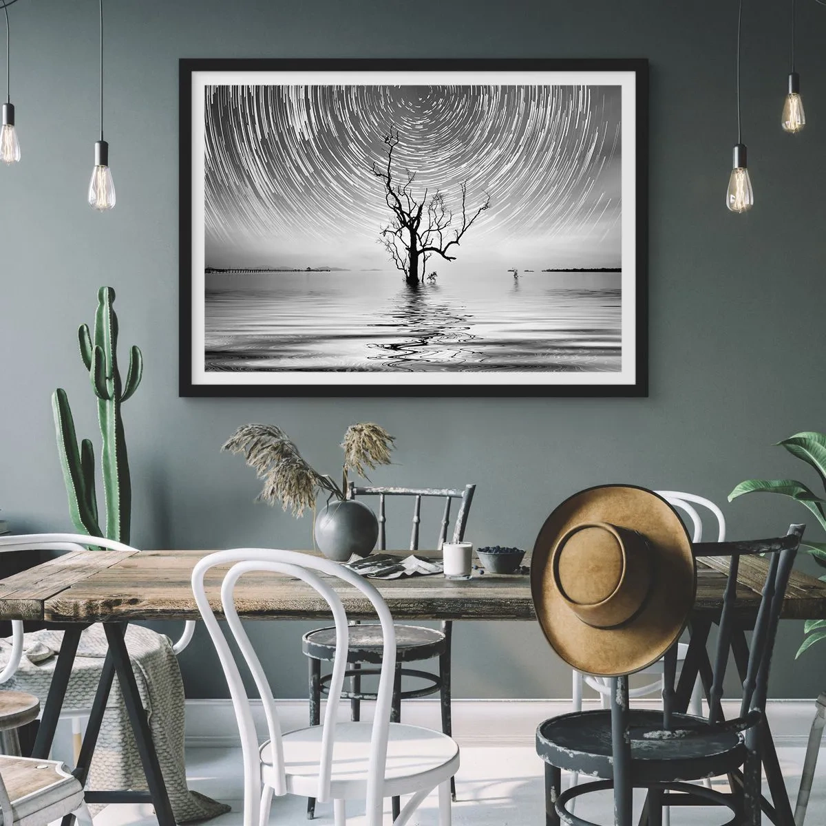 Poster in black frame - Symphony of Nature - 70x50 cm