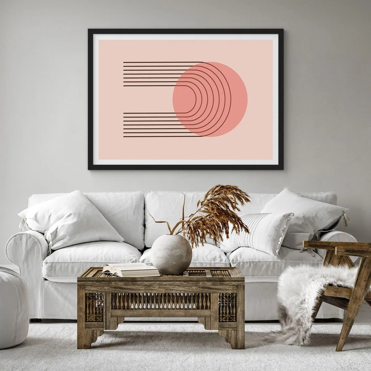 Poster in black frame - Irresistible Attraction - 91x61 cm