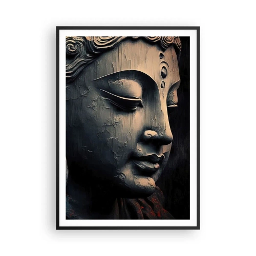 Poster in black frame - In Harmony with the World - 70x100 cm