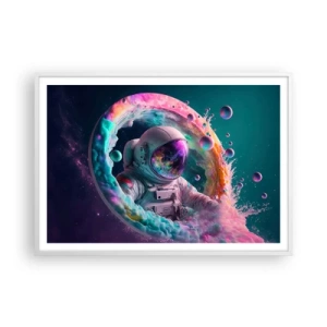 Poster in white frmae - Star Gate - 100x70 cm