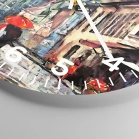 Clock face with numbers