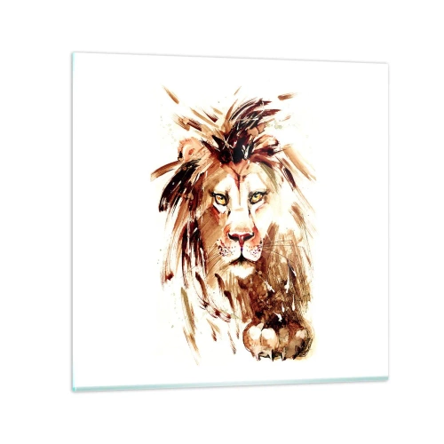 Glass picture - Strength and Dignity - 60x60 cm