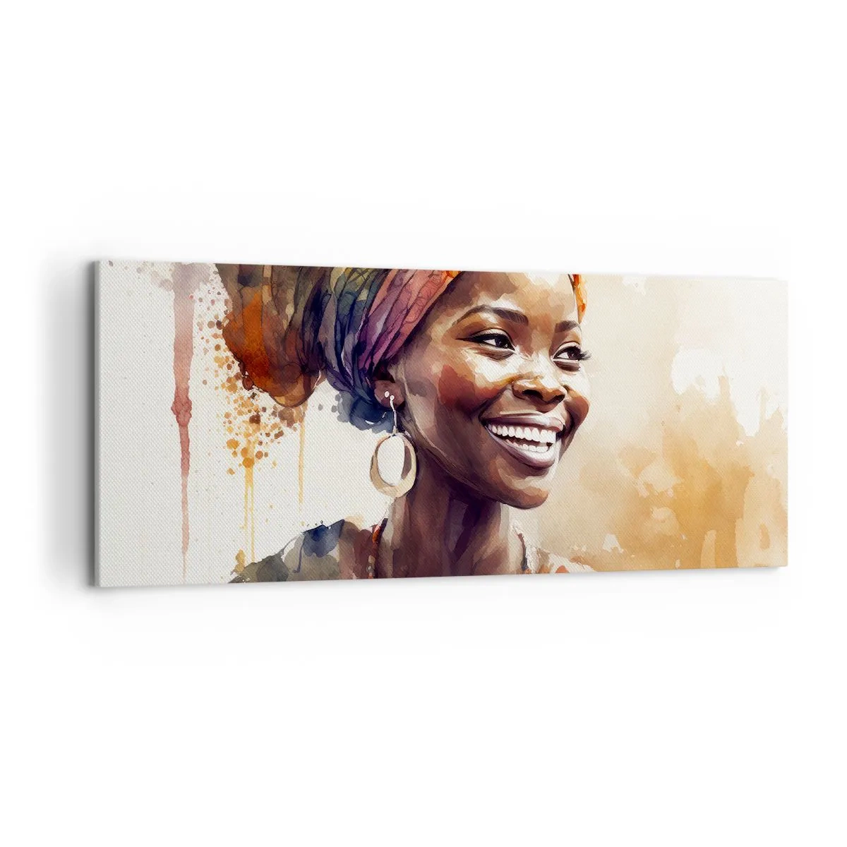 Canvas picture - African Queen - 120x50 cm