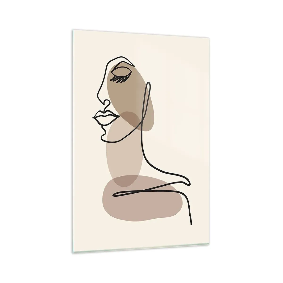Glass picture - Certain Line of Beauty - 80x120 cm