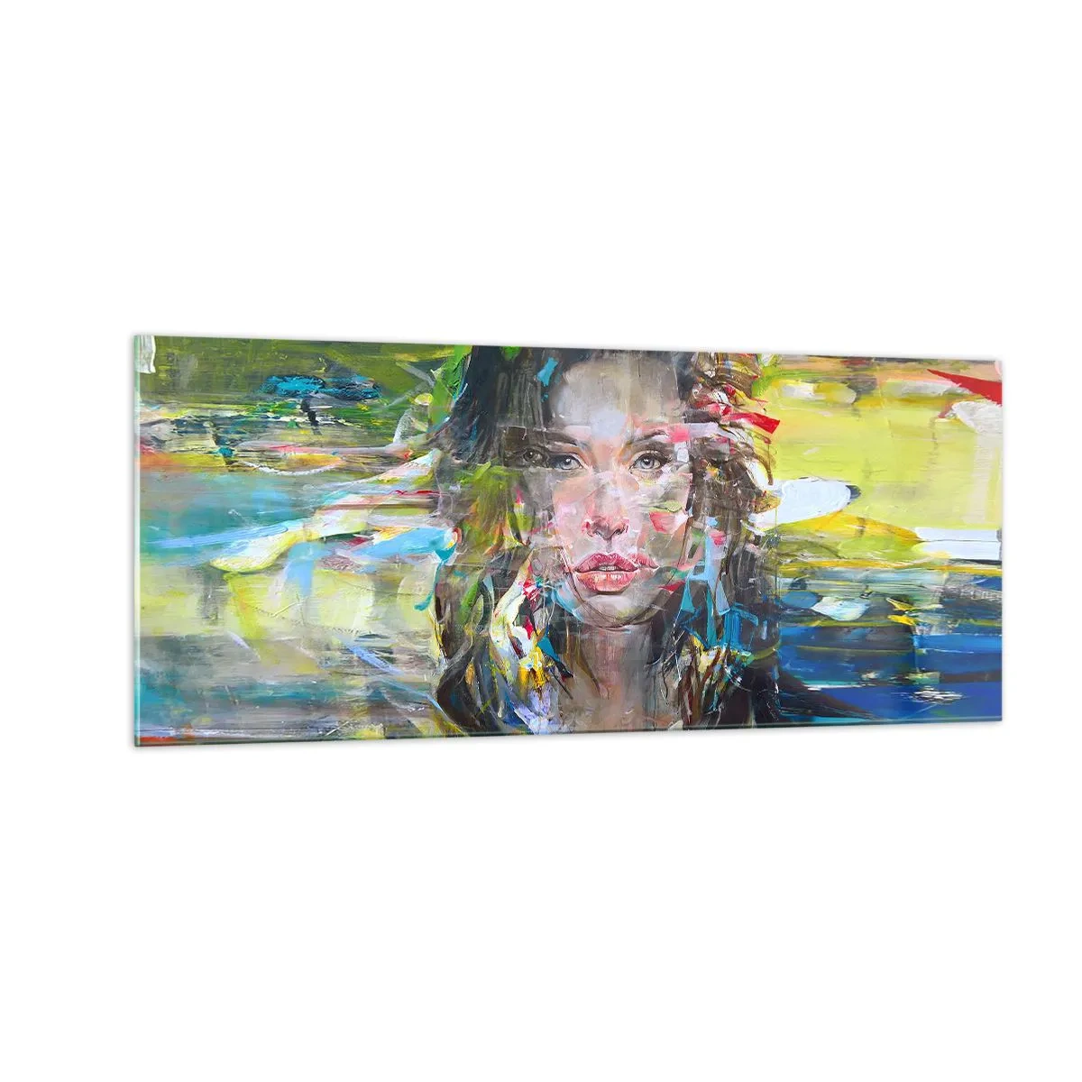 Glass picture - Behind a Curtain of Air - 100x40 cm