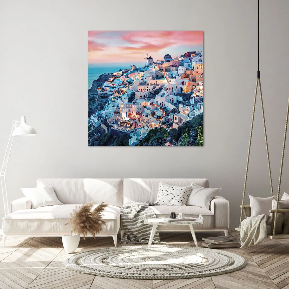 Canvas picture - Your Big Greek Holidays - 40x40 cm