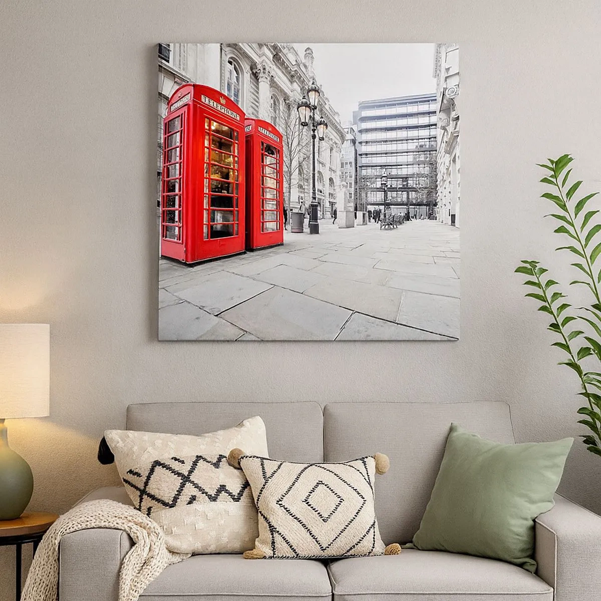 Canvas picture - Welcome to London - 30x30 cm