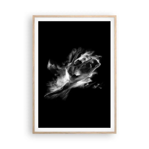 Poster in light oak frame - Stopped i in Flight - 70x100 cm