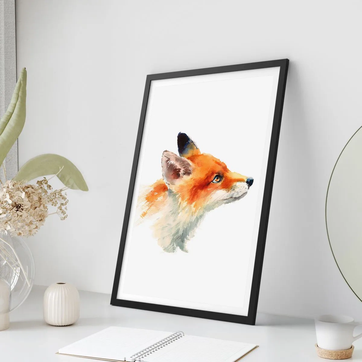 Poster in black frame - Never Too Careful - 30x40 cm