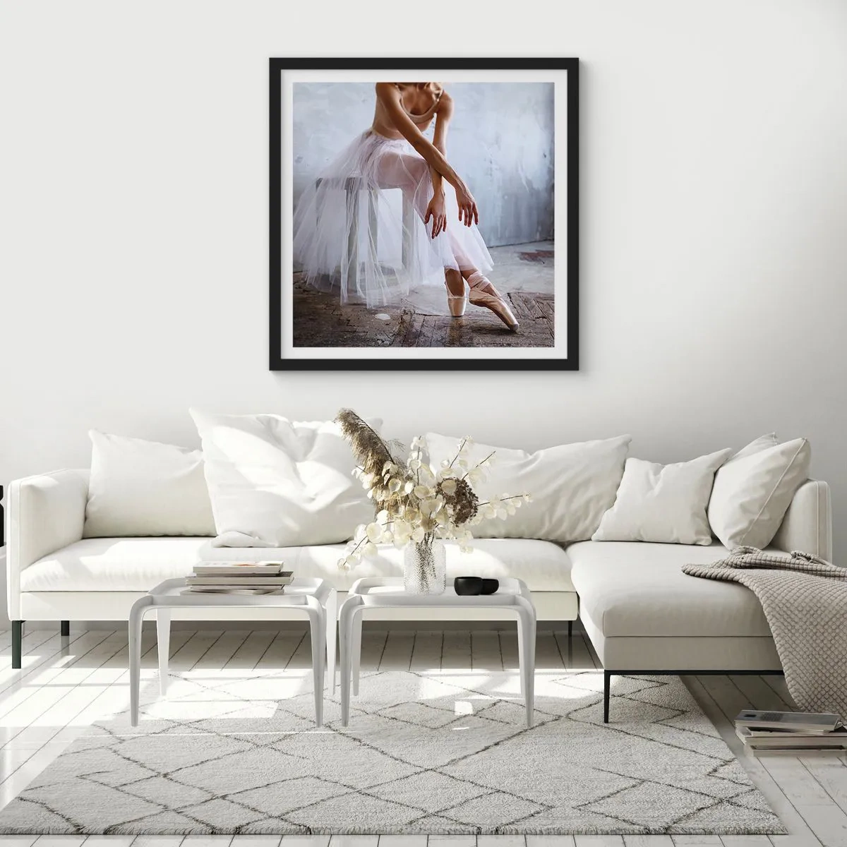 Poster in black frame - Before the Ramp Lights Are On - 60x60 cm