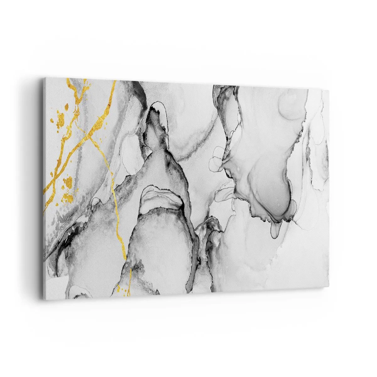 Canvas picture - Composition with a Golden Motif - 100x70 cm